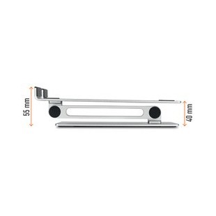 DURABLE Support pour ordinateur portable RISE, argent 