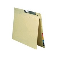 Lot de 50 : ELBA Spektral-Pendelhefter, DIN A4, Kraftkarton, chamois