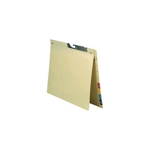 Lot de 50 : ELBA Spektral-Pendelhefter, DIN A4, Kraftkarton, chamois