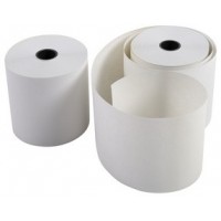 Lot de 10 : EXACOMPTA Bobine pour caisses, 70mm x 40m x 12mm,ultra blanc