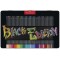 FABER-CASTELL Crayon de couleur Black Edition, étui de 24