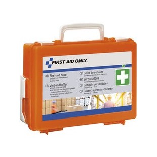 FIRST AID ONLY Boîte de premiers secours DIN 13157, orange