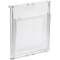 Lot de 4 : helit Porte-brochures mural 'the placativ', A4, transparent