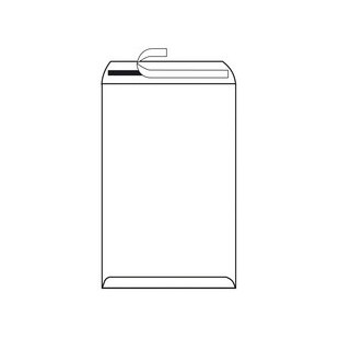 herlitz Versandtasche, DIN C4, mit Fenster, weiß