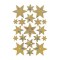 HERMA Sticker de Nöel DECOR 'étoiles', assorti, argent,