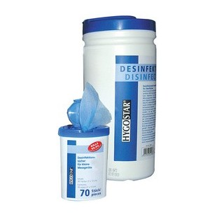 HYGOCLEAN Desinfektionstücher, 200 x 200 mm, 200er Spender