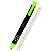 Läufer Stylo-gomme en plastique, 2 gommes de rechange, jaune