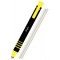 Läufer Stylo-gomme en plastique, 2 gommes de rechange, jaune