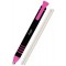Läufer Stylo-gomme en plastique, 2 gommes de rechange, jaune