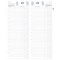 LECAS Agenda journalier Long Euros Cents, 2024, assorti 