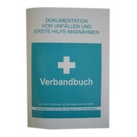 LEINA Verbandbuch, DIN A5, Farbe: weiß/grün