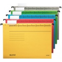 Lot de 25 : LEITZ ALPHA Hängemappe, A4, seitlich offen, gelb