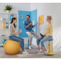 LEITZ Tabouret assis-debout Ergo Cosy Aktiv, jaune