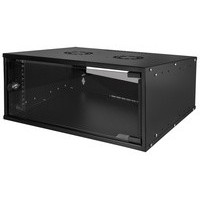 LogiLink Coffret mural 19' ECO, 4 U, assemblé, noir