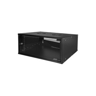 LogiLink Coffret mural 19' ECO, 6 U, assemblé, noir