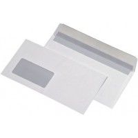 MAILmedia Briefumschläge C5, haftklebend, mit Fenster, weiß