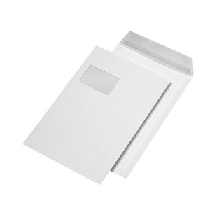 MAILmedia Versandtasche Offset weiß, C5, mit Fenster