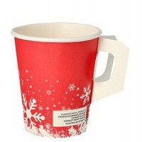 PAPSTAR Gobelet en carton 'Winter Time', 0,2 l
