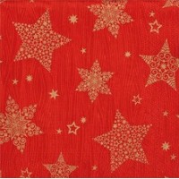 PAPSTAR Nappe pour Noël 'Christmas Shine', rouge
