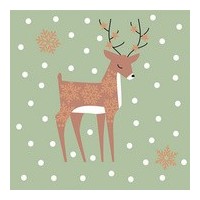 PAPSTAR Serviette à motif de Noël 'Santa's Companions'