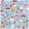 PAPSTAR Serviette à motif de Noël 'Santa's Companions'