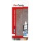 Pentel Marqueur permanent X100W, pointe ogive, blanc