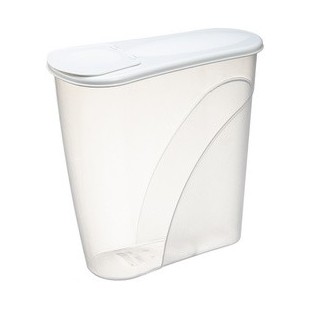 plast team Boîte à céréales Margerit, 2,6 litres, blanc