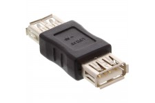 Adaptateur USB 2.0, InLine®, prise femelle A sur prise femelle A