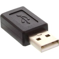 Adaptateur USB 2.0, InLine®, prise A sur Mini-5pin prise femelle