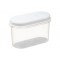 plast team Boîte de conservation Margerit, 1,1 litre, gris