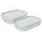 plast team Set de 2 boîtes de congélation Helsinki, 0,7 L