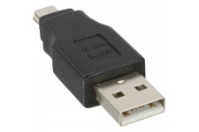 Adaptateur USB 2.0 prise A sur Mini prise 5 broches.