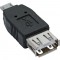 Adaptateur Micro USB, InLine®, prise Micro-A à USB A prise femelle