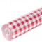 PROnappe Nappe en papier damassé 'Vichy', (l)1,2 x (L)10,0 m