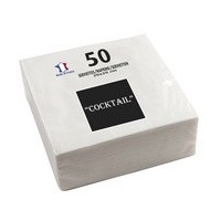 PROnappe Serviette cocktail, 200 x 200 mm, vert kiwi