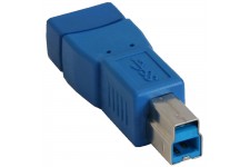 Adaptateur InLine® USB 3.0 de type A femelle à type B mâle