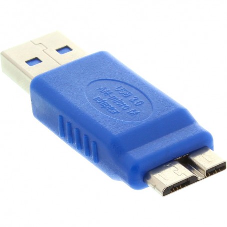 Adaptateur InLine® USB 3.0 Type A mâle à Micro B mâle