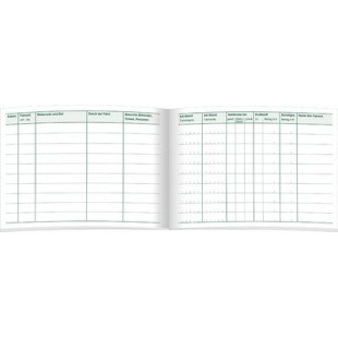 RNK Verlag Fahrtenbuch PKW, DIN A6 quer, 32 Blatt
