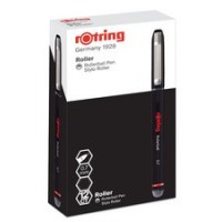 Lot de 12 : rotring Stylo roller Rollerball, largeur tracé: 0,7 mm, bleu