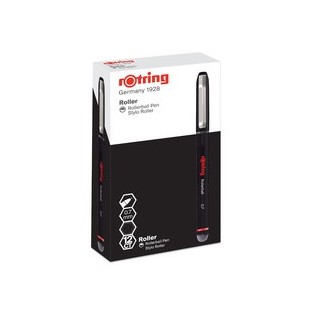 Lot de 12 : rotring Stylo roller Rollerball, largeur tracé: 0,7 mm, bleu