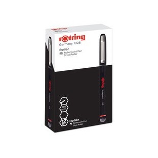 Lot de 12 : rotring Stylo roller Rollerpoint, largeur tracé: 0,5mm, bleu