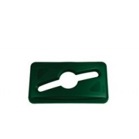Lot de 4 : Rubbermaid Couvercle Slim Jim pour papier, bleu