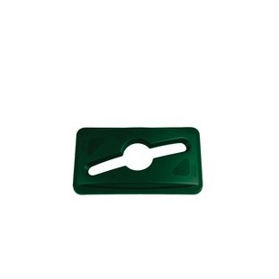 Lot de 4 : Rubbermaid Couvercle Slim Jim pour papier, bleu