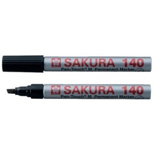 SAKURA Marqueur permanent Pen-touch 140, 4 mm, bleu