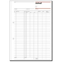 sigel Formularbuch 'Rapport/Regiebericht', A5, 100 Blatt