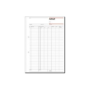 sigel Formularbuch 'Rapport/Regiebericht', A5, 100 Blatt