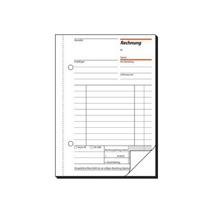 sigel Formularbuch 'Rechnung', A5, 2 x 40 Blatt, SD