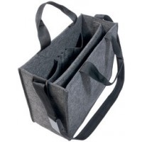 sigel Sac en feutre Business Desk Sharing Bag, taille L,gris