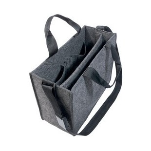 sigel Sac en feutre Business Desk Sharing Bag, taille L,gris