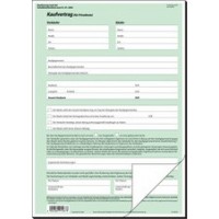 Lot de 25 : sigel Vordruck 'Kaufvertrag allgemein', A4, SD, 2-fach